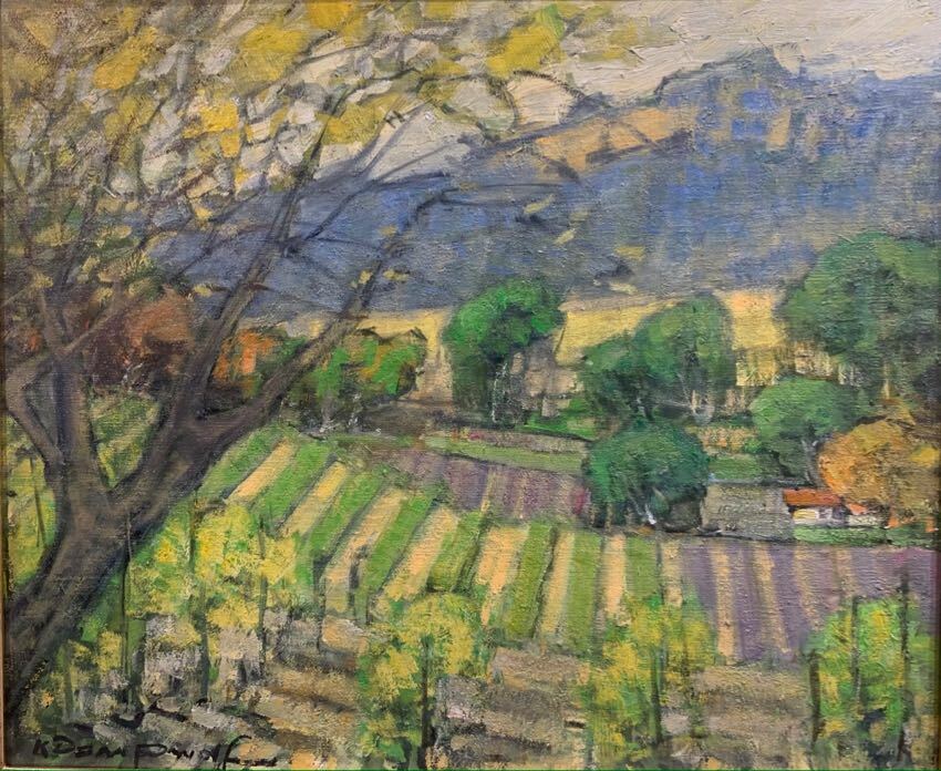 Secluded Vineyard 18x21 Dempwolf
