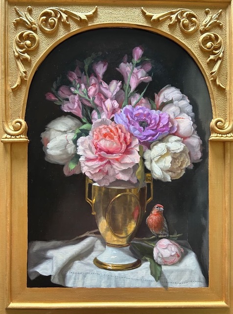 April Floral 24x18 by M.K. West