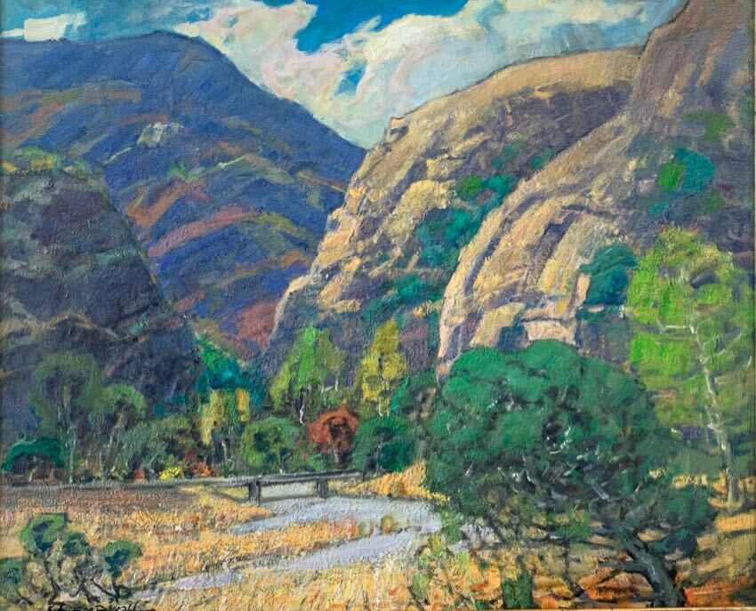 Malibu Craigs 24x30 Oil by Karl Dempwolf